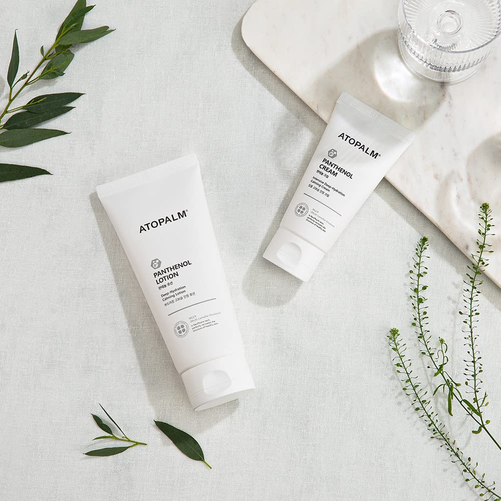 ATOPALM Panthenol Cream family routine usage for daily care.