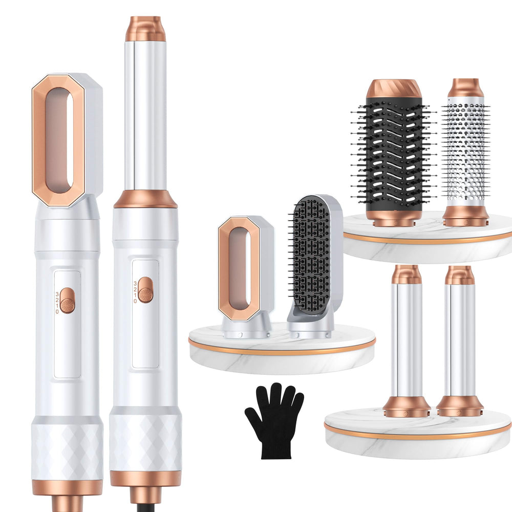 Atopskins 6in1 Air Styler front view highlighting compact all-in-one design for easy styling