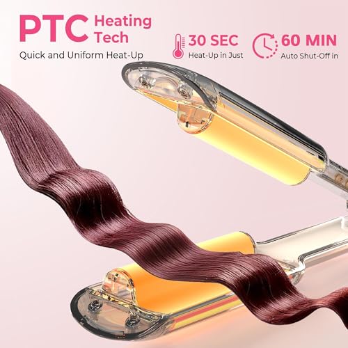 Atopskins curling iron 30-second heat-up speeds your morning routine.