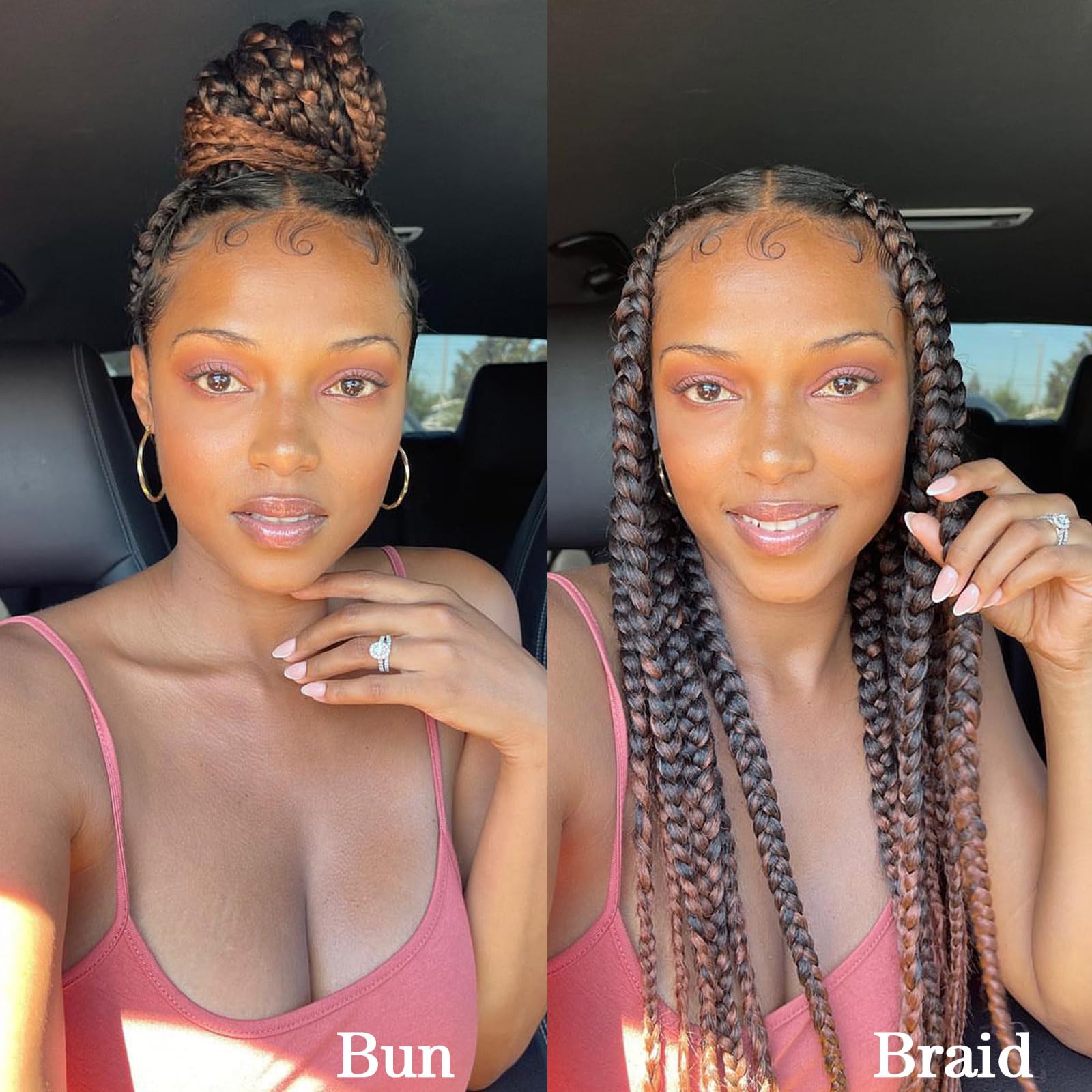 ATRAENTE pre-stretched braiding hair 8 packs for quick full-head install