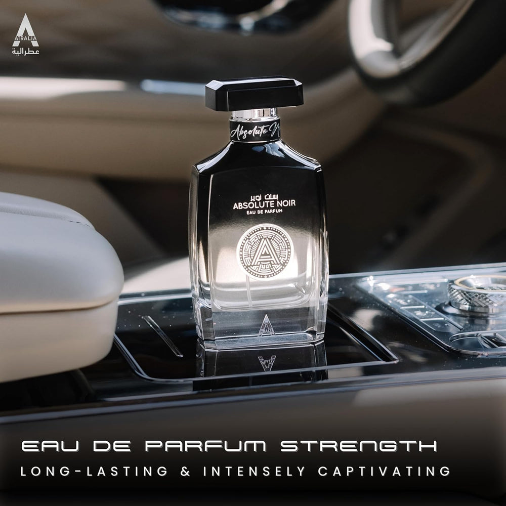 Atralia Absolute Noir application on skin suggests lasting warmth