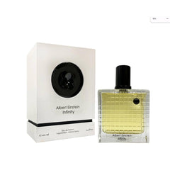 Atralia Albert Einstein Infinity bottle front view ideal for a versatile day-to-night fragrance experience