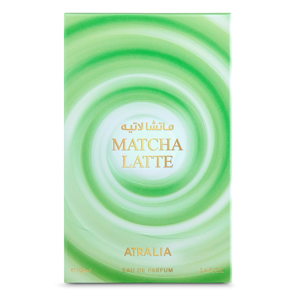 Atralia Matcha Latte y taza de matcha, experiencia sensorial para momentos de té.