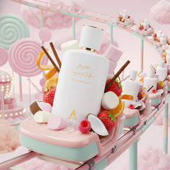 Atralia Sugar Mallow opening notes highlight orange, marshmallow, and strawberry for a sweet first impression