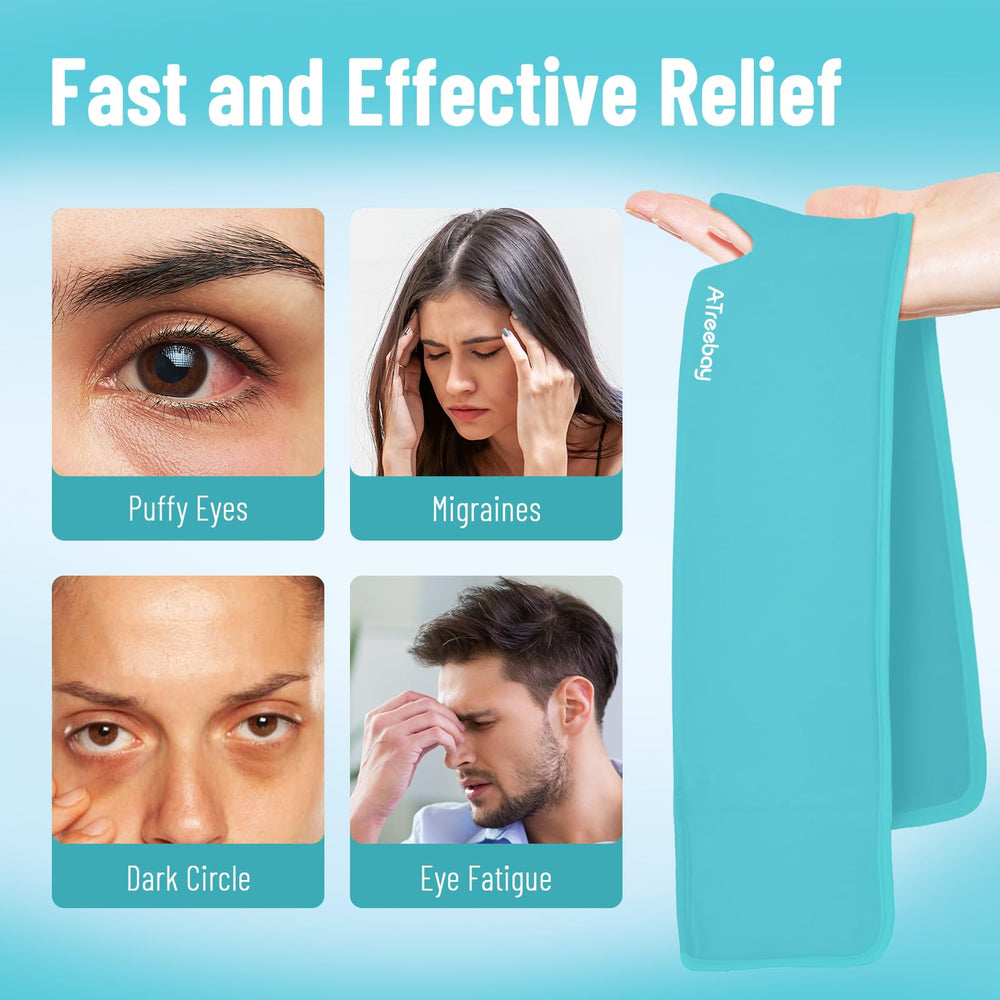 ATreebay cooling eye mask gel layer close-up reveals soothing chill