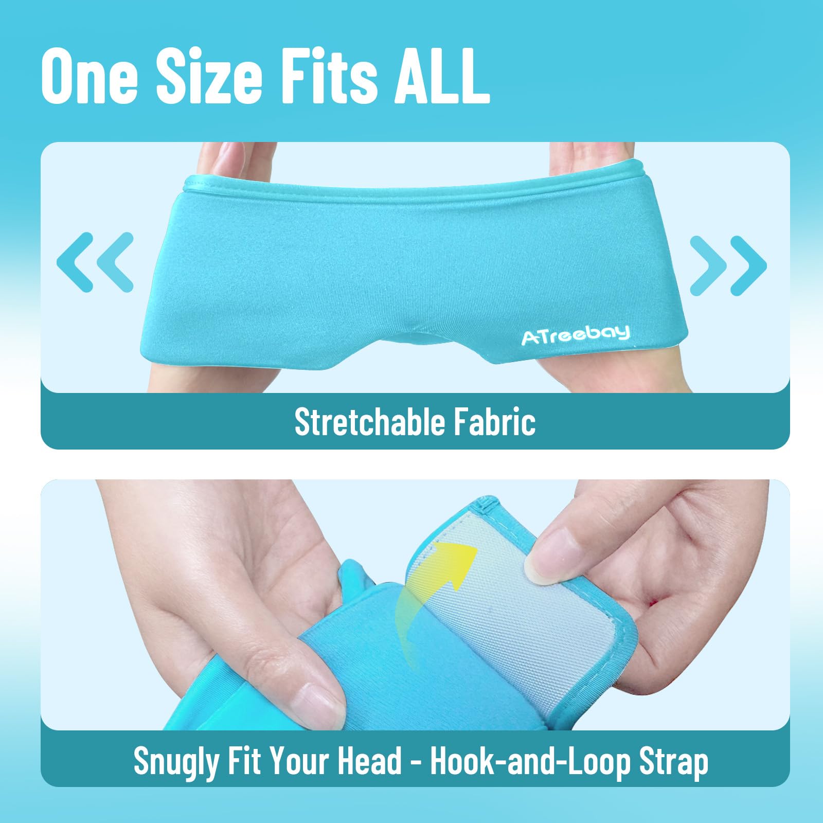 ATreebay cooling eye mask soft breathable fabric for comfortable wear
