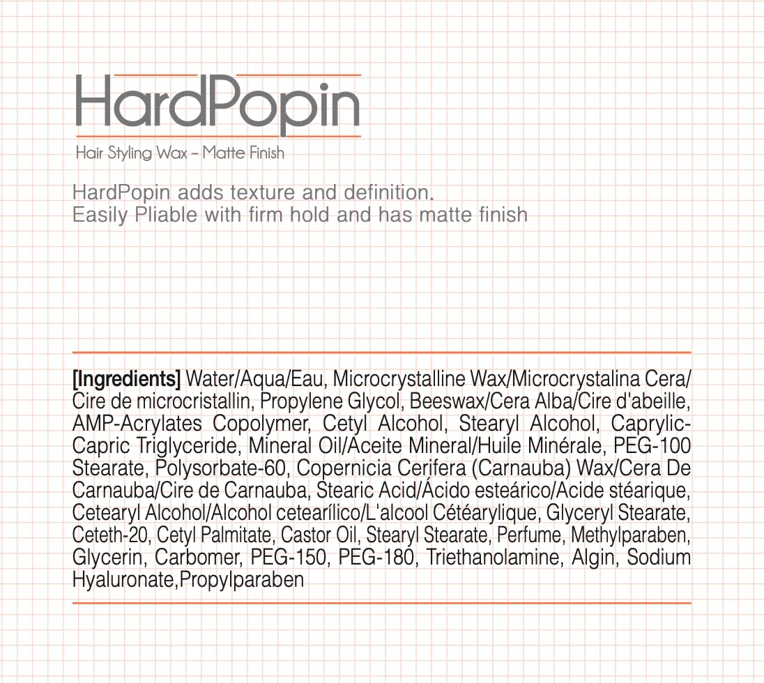 ATS Professional Stylemuse Hard Popin Wax wash-out ability shown on damp hair for quick styling refresh.