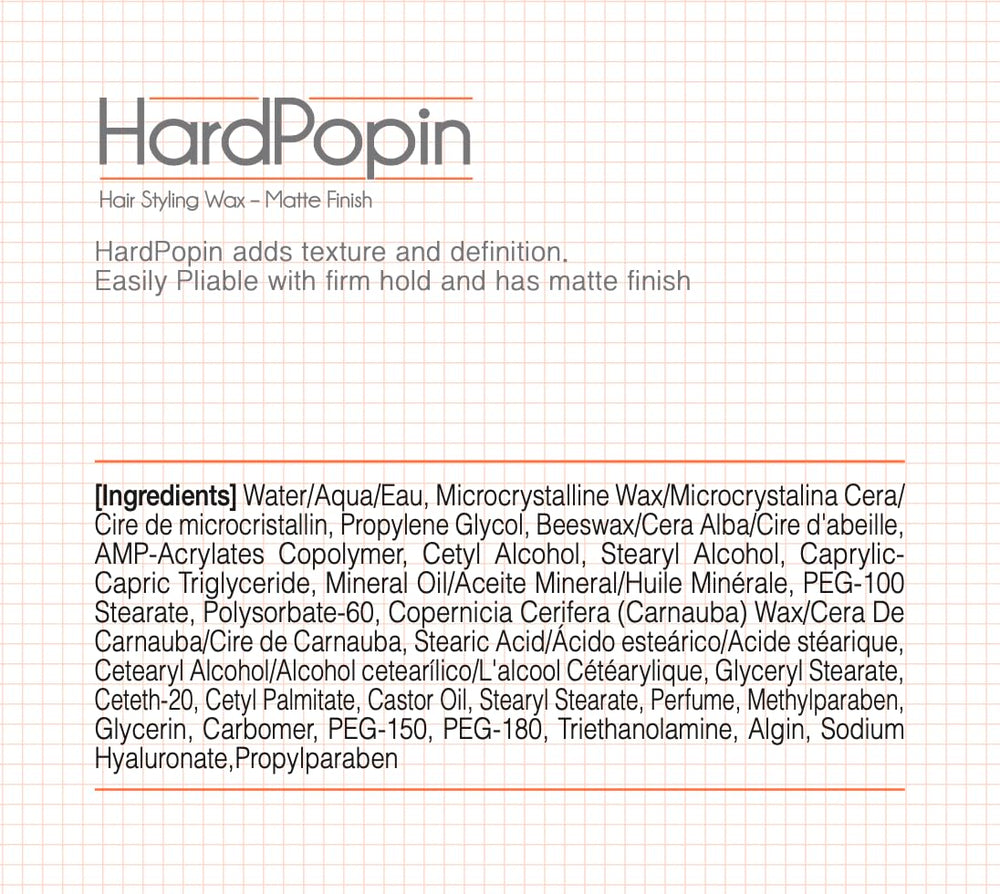 ATS Professional Stylemuse Hard Popin Wax wash-out ability shown on damp hair for quick styling refresh.