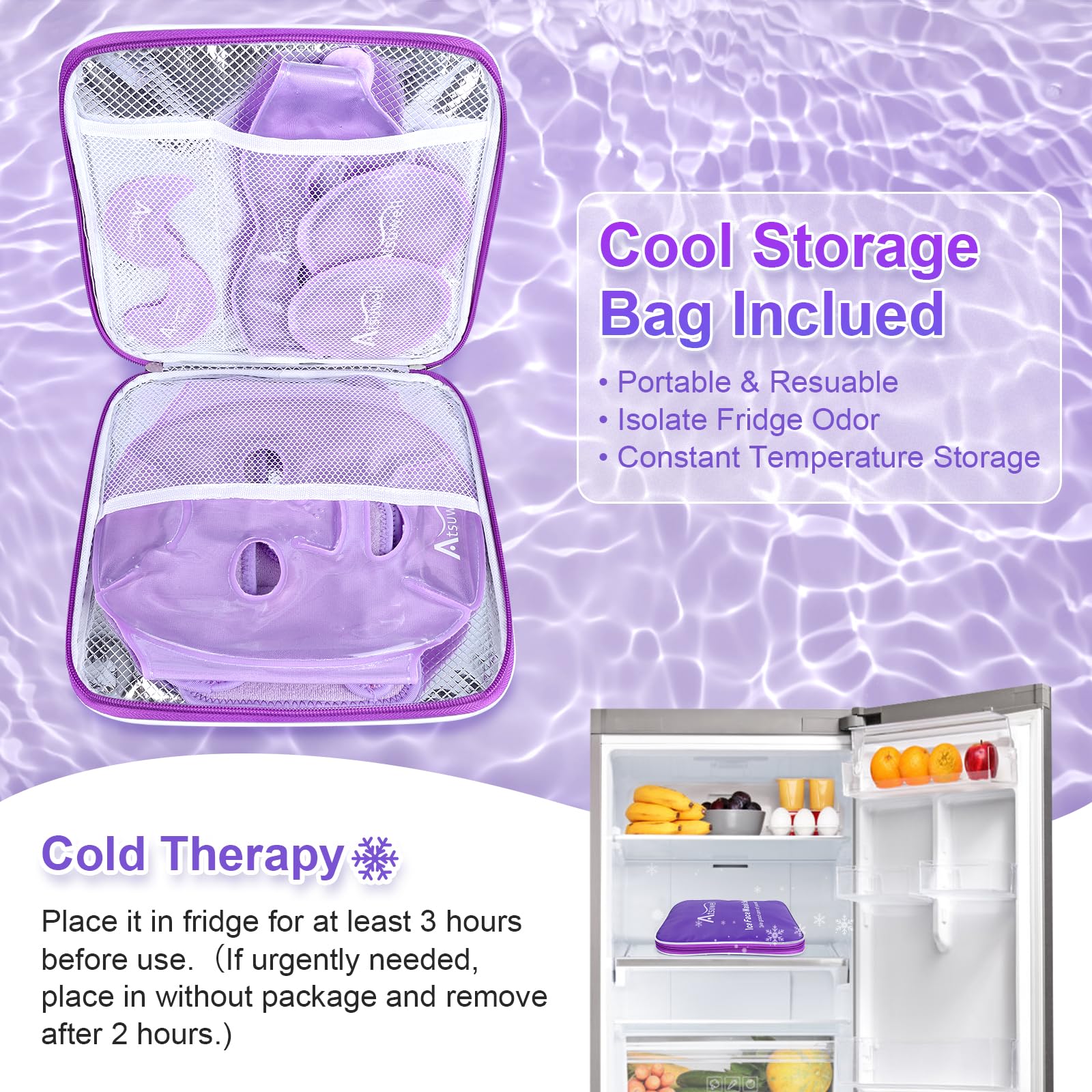 Atsuwell storage carry bag keeps the kit clean and organized.