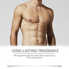 ATTDX long-lasting fragrance visual conveys all-day scent with subtle warmth.