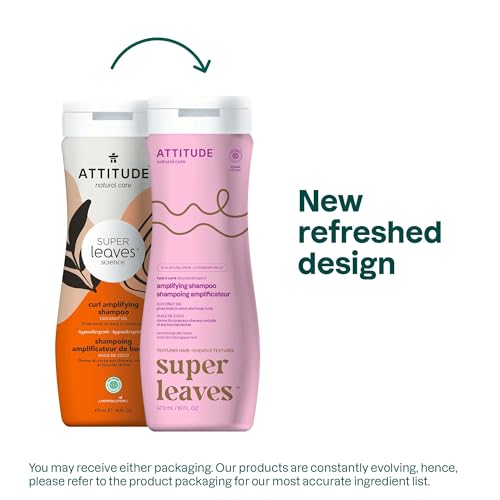 ATTITUDE Amplifying Shampoo lather close-up demonstrates gentle cleansing for defined curls.
