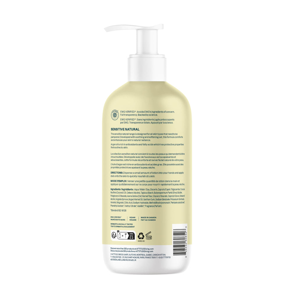 ATTITUDE fast-absorbing texture indicates quick hydration without residue.