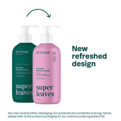 ATTITUDE Body Lotion texture-closeup shows light, fast-absorbing hydration.