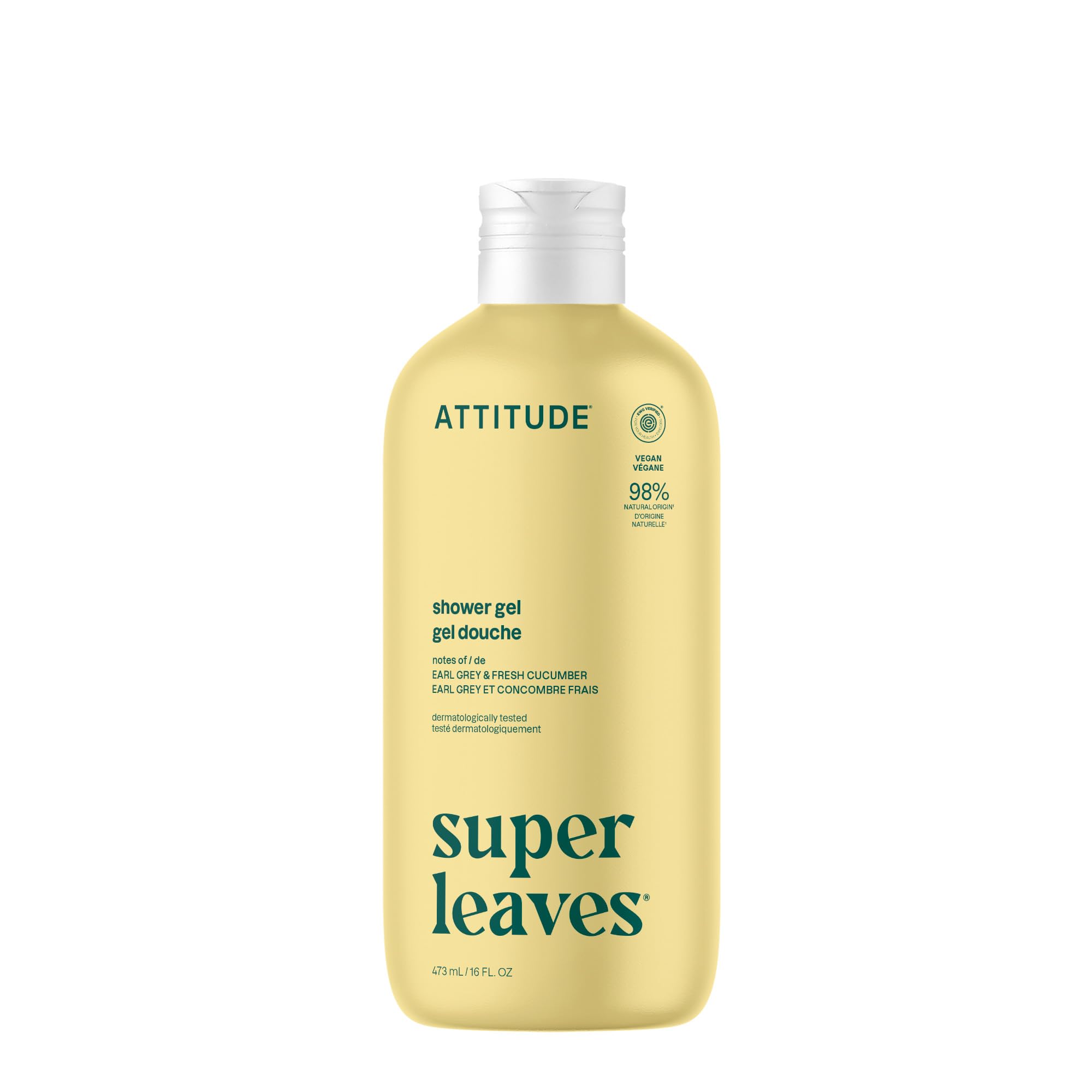 ATTITUDE Body Wash EWG Verified bottle-front view highlighting clean daily cleansing