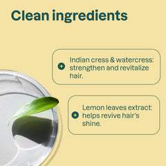 ATTITUDE Clarifying Hair Conditioner watercress ingredient supports root-to-tip strength