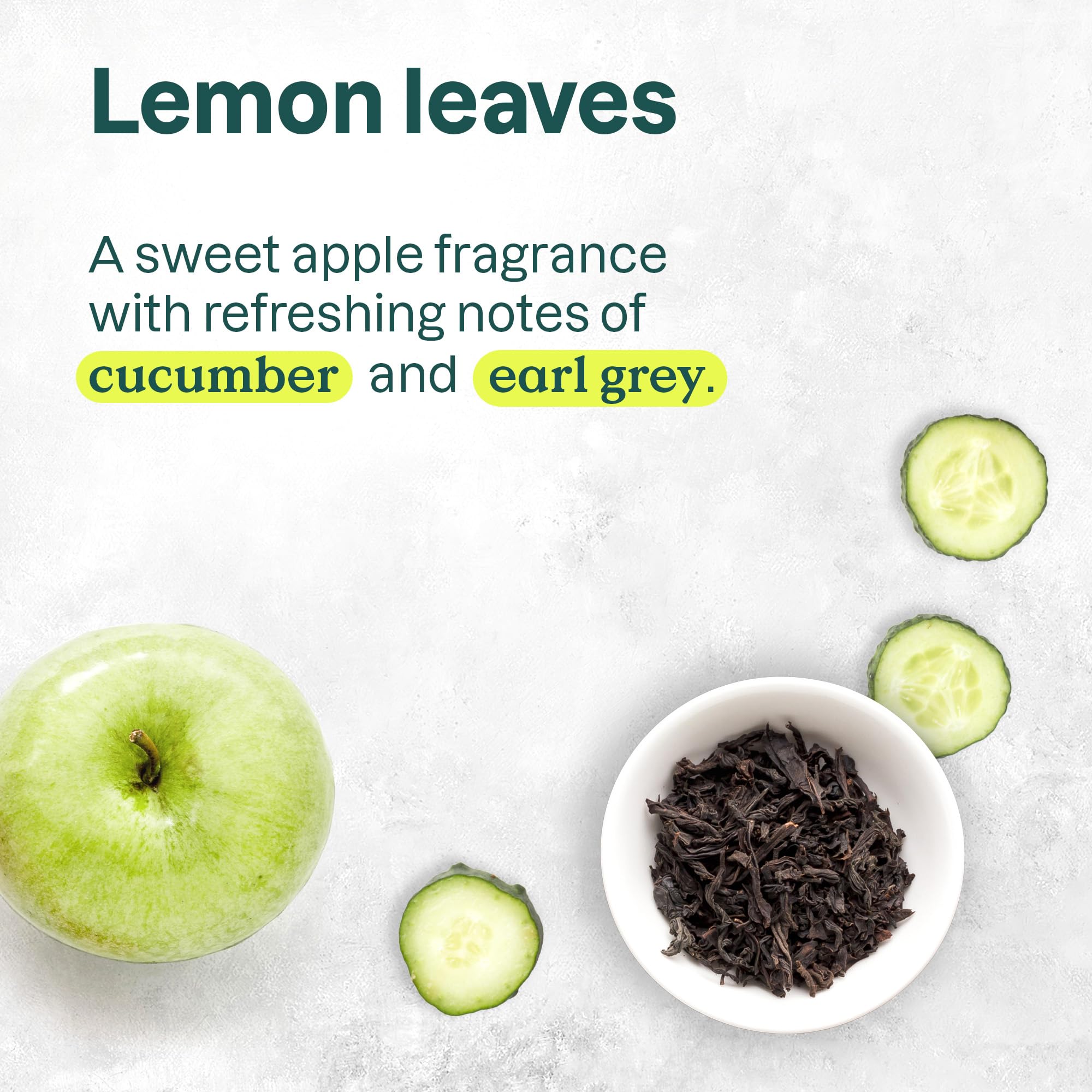 ATTITUDE clarifying shampoo fragrance with Earl Grey and cucumber scent