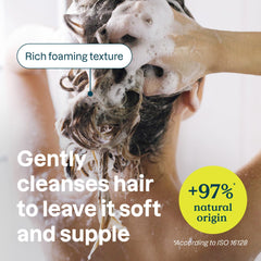 ATTITUDE soothing oat ingredients close-up highlights scalp comfort for daily use