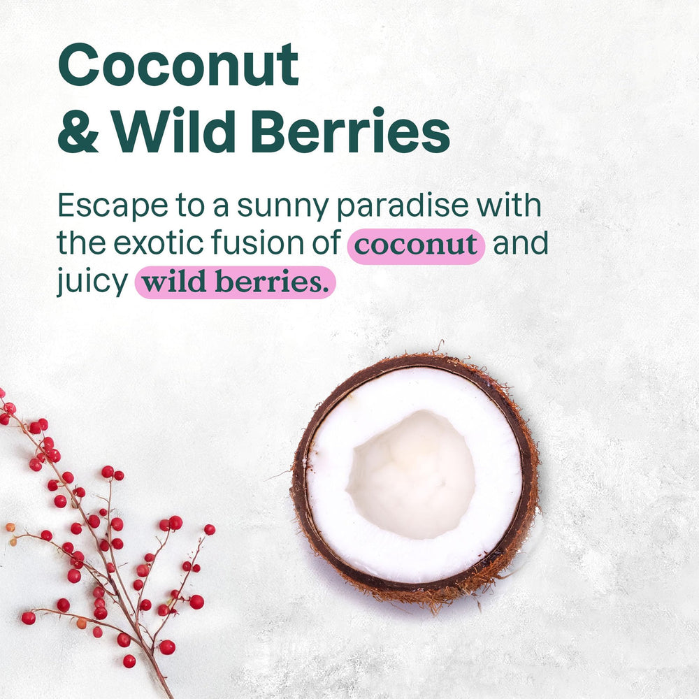 ATTITUDE Moisture Rich coconut wild berries fragrance evokes tropical conditioning