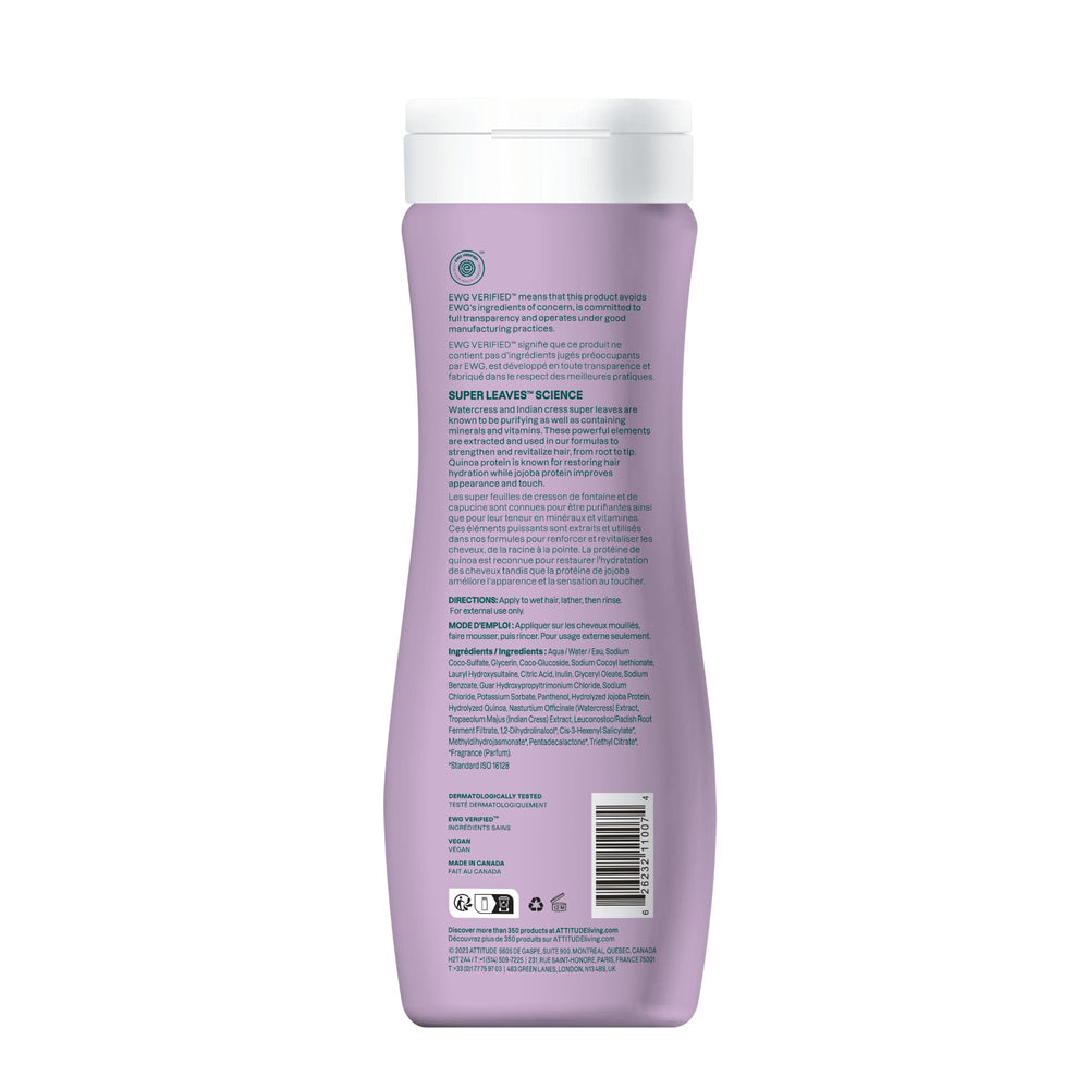 ATTITUDE Moisture Rich Shampoo dry-hair care setup suggests integrated routine for moisturized look