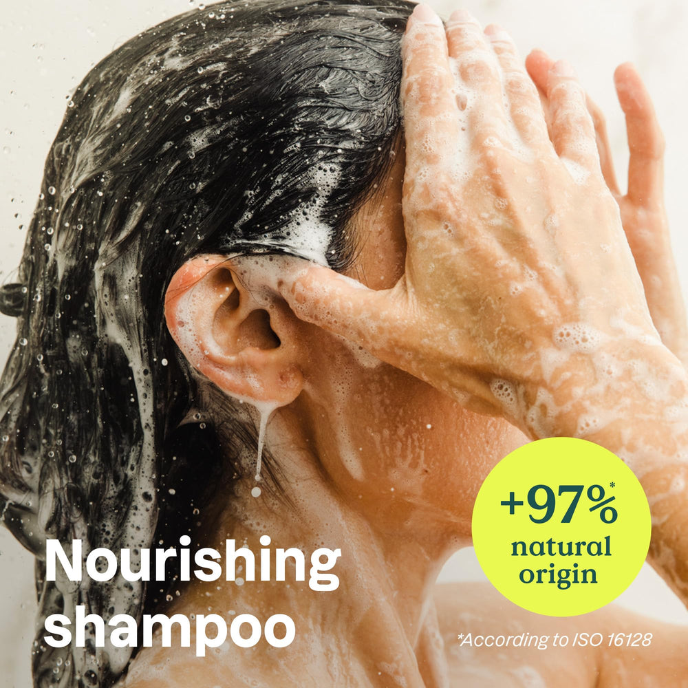 ATTITUDE Nourishing Hair Shampoo lather demo shows gentle cleansing