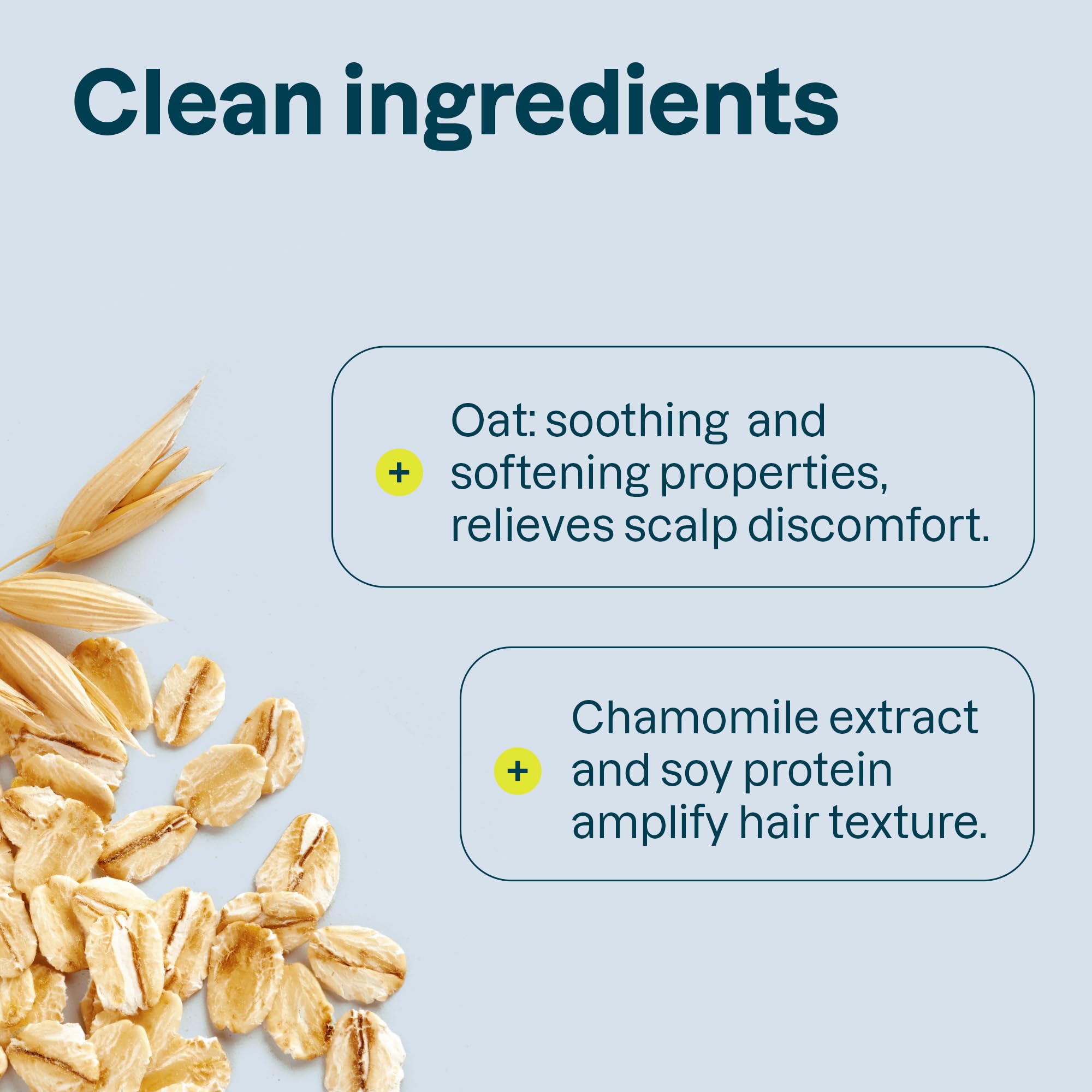 ATTITUDE oats extract soothing scalp portrait suggesting calm dryness relief.