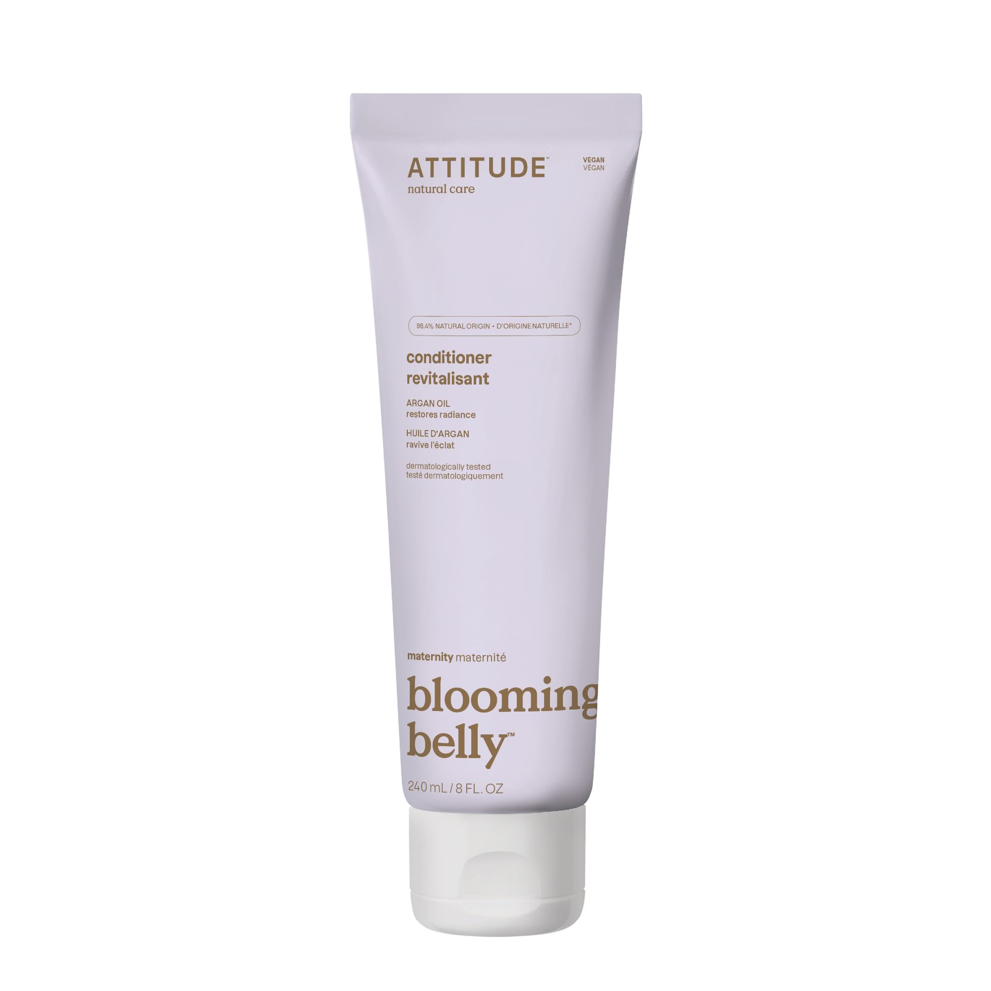 ATTITUDE Pregnancy Conditioner bottle-front for a pregnancy-friendly haircare staple