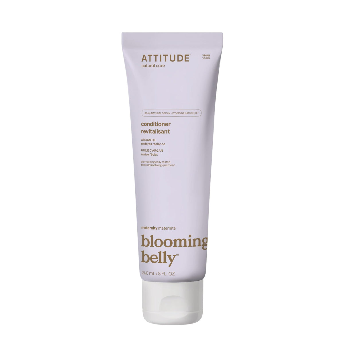 ATTITUDE Pregnancy Conditioner bottle-front for a pregnancy-friendly haircare staple