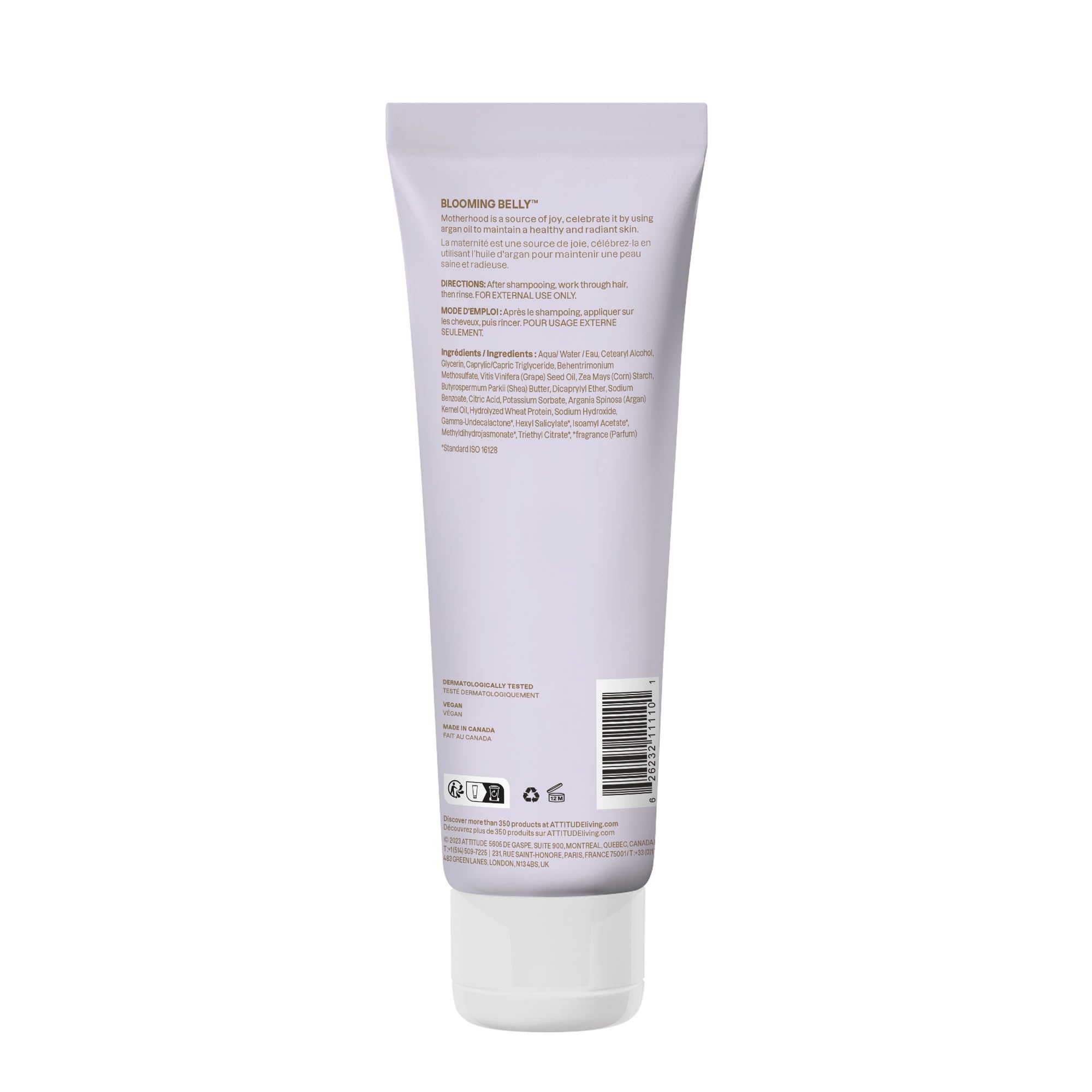 ATTITUDE Pregnancy Conditioner-paired-shampoo-set shows complete pregnancy haircare routine