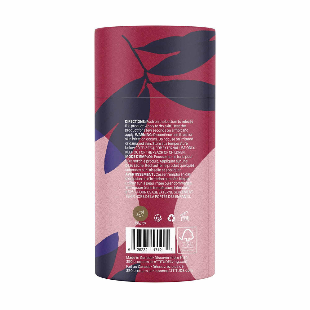 3-ounce travel-friendly ATTITUDE deodorant for on-the-go freshness.