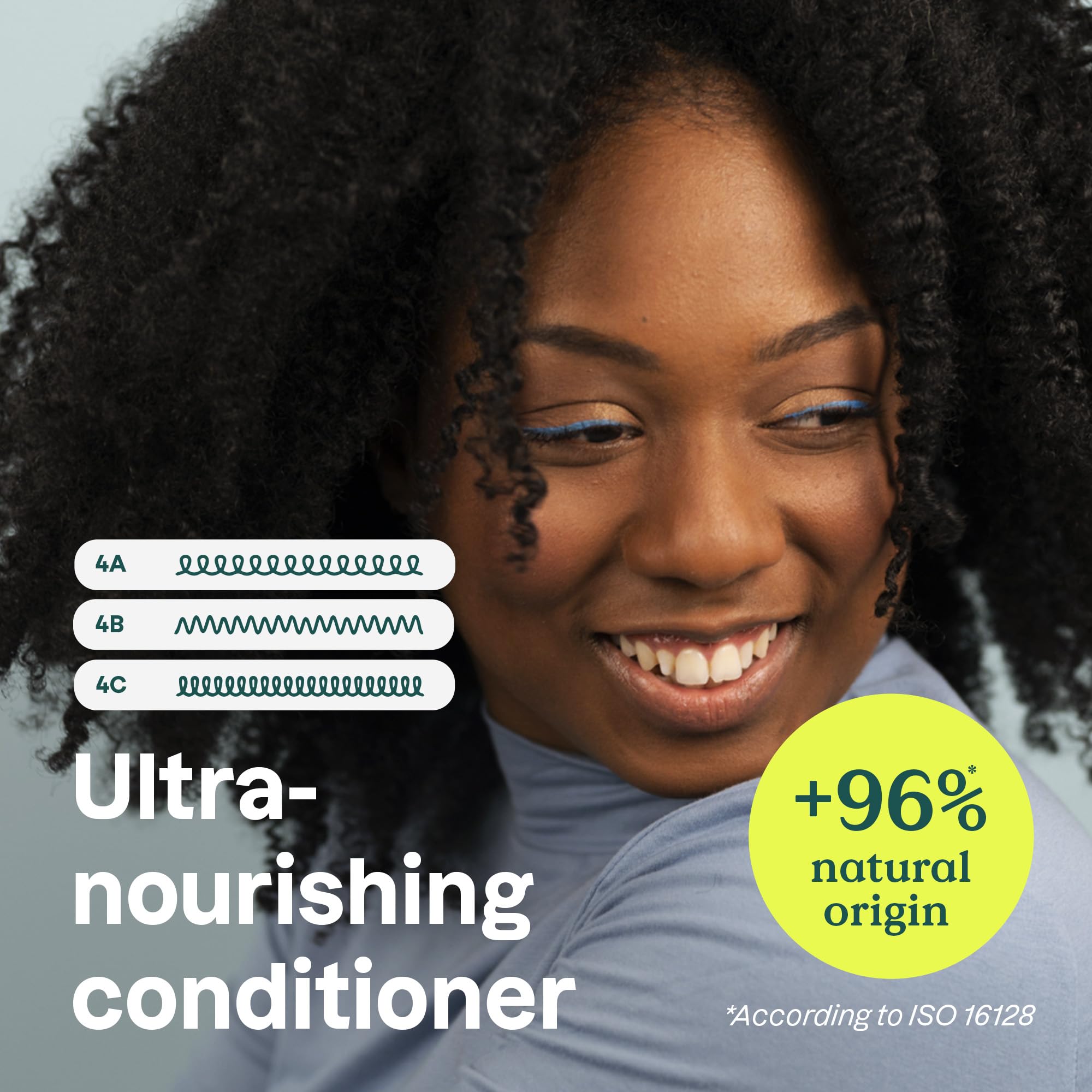 ATTITUDE Ultra-Nourishing Conditioner consistency-pour captures creamy texture ideal for detangling curls.