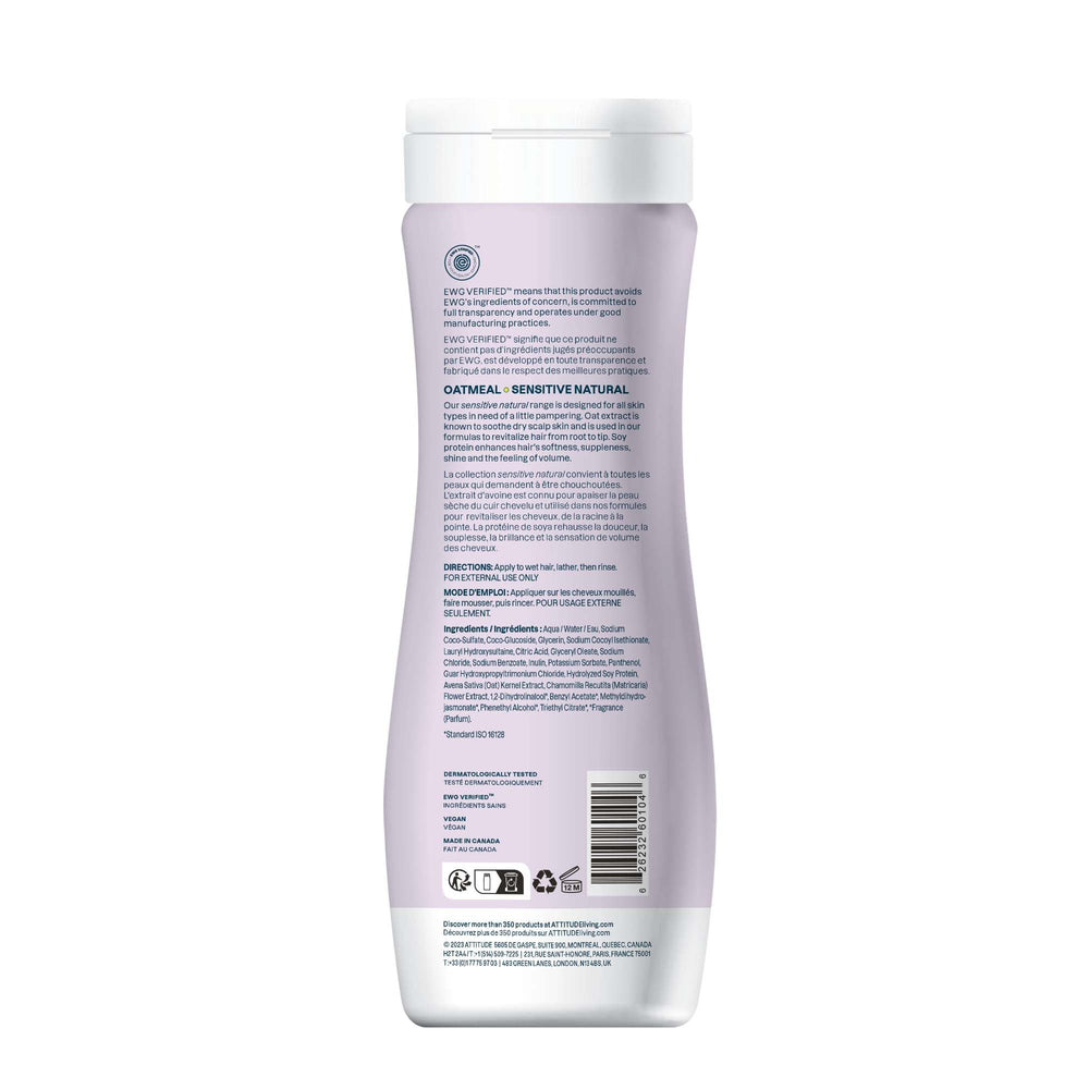ATTITUDE vegan-label packaging conveys plant-based, ethical choice for hair care