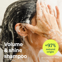 ATTITUDE Volume and Shine Shampoo label close-up with EWG Verified badge