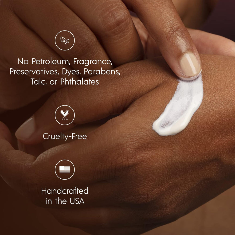 ATTN : GRACE Barrier Cream being applied on hands for dry-skin relief.
