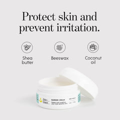ATTN : GRACE Barrier Cream texture close-up showing creamy, balm-like consistency.