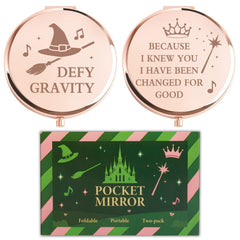 Attyxfica Witch Pocket Mirrors hat design for on-the-go touch-ups and fantasy flair