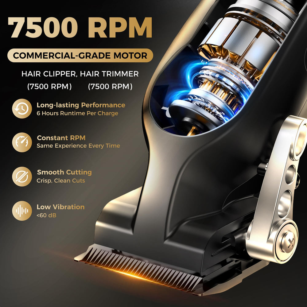 ATVOXIS Hair Clippers cordless charging stand highlights long runtime and quick grab-and-go