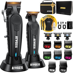 ATVOXIS Hair Clippers DLC blade close-up shows sharp precision for dense hair