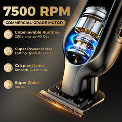 ATVOXIS cordless trimmer offers 200 minutes of runtime for busy barbers