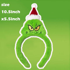 Atvscay Christmas Santa Headband fluffy interior adds plush warmth for all ages.