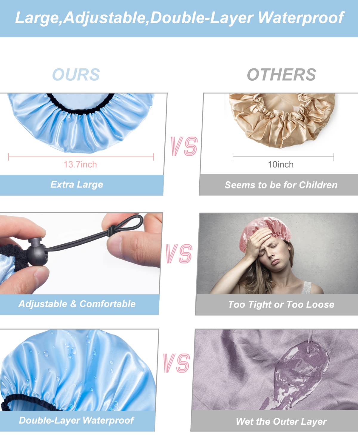 Auban three-color pack offers black pink blue options for family use