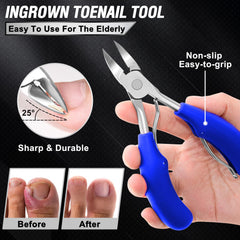 Aucurwen pedicure-kit storage bag keeps tools organized on the go.