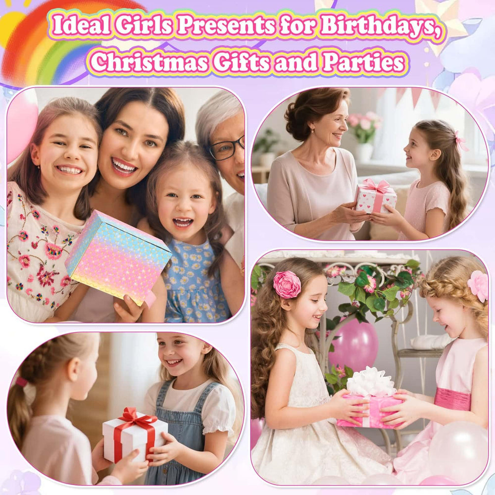 Audab gift box nails art set makes a delightful present for girls' parties and holidays.