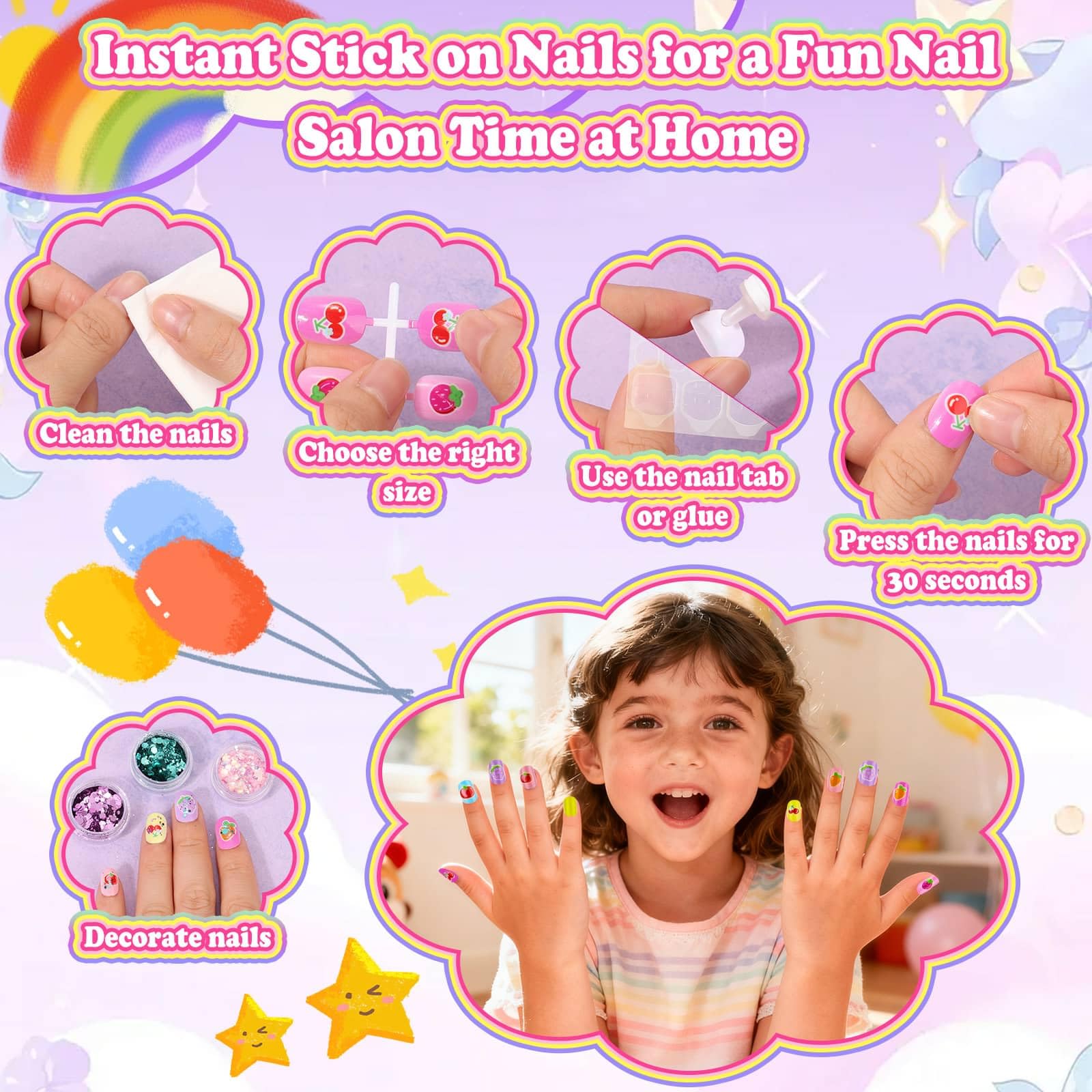 Audab nail remover kit makes removal easy and gentle, reducing fuss after experiments.