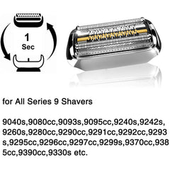 Audoc 94M Series 9 Pro replacement head side view for easy installation