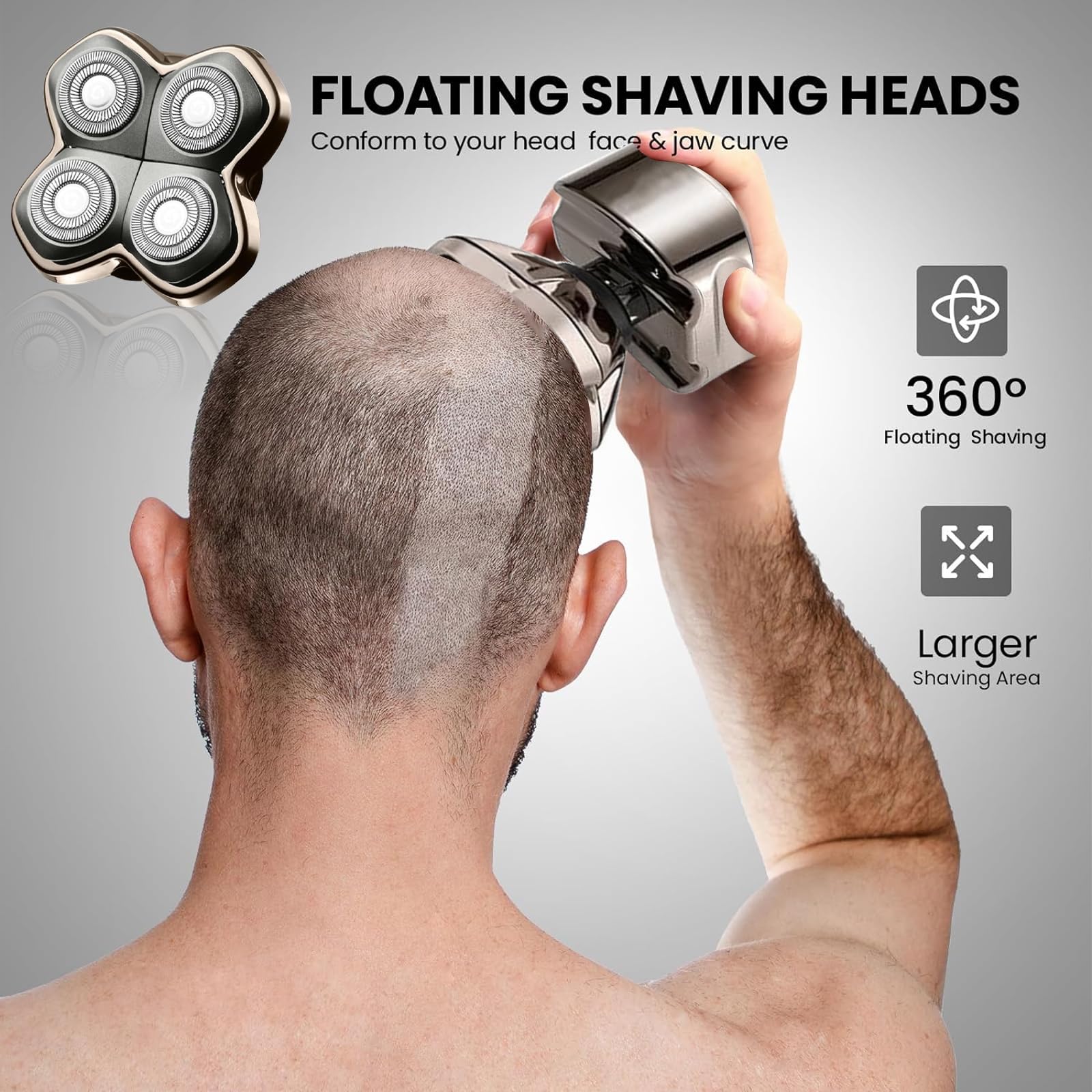 Audoc blade head assembly demonstrated for simple installation.