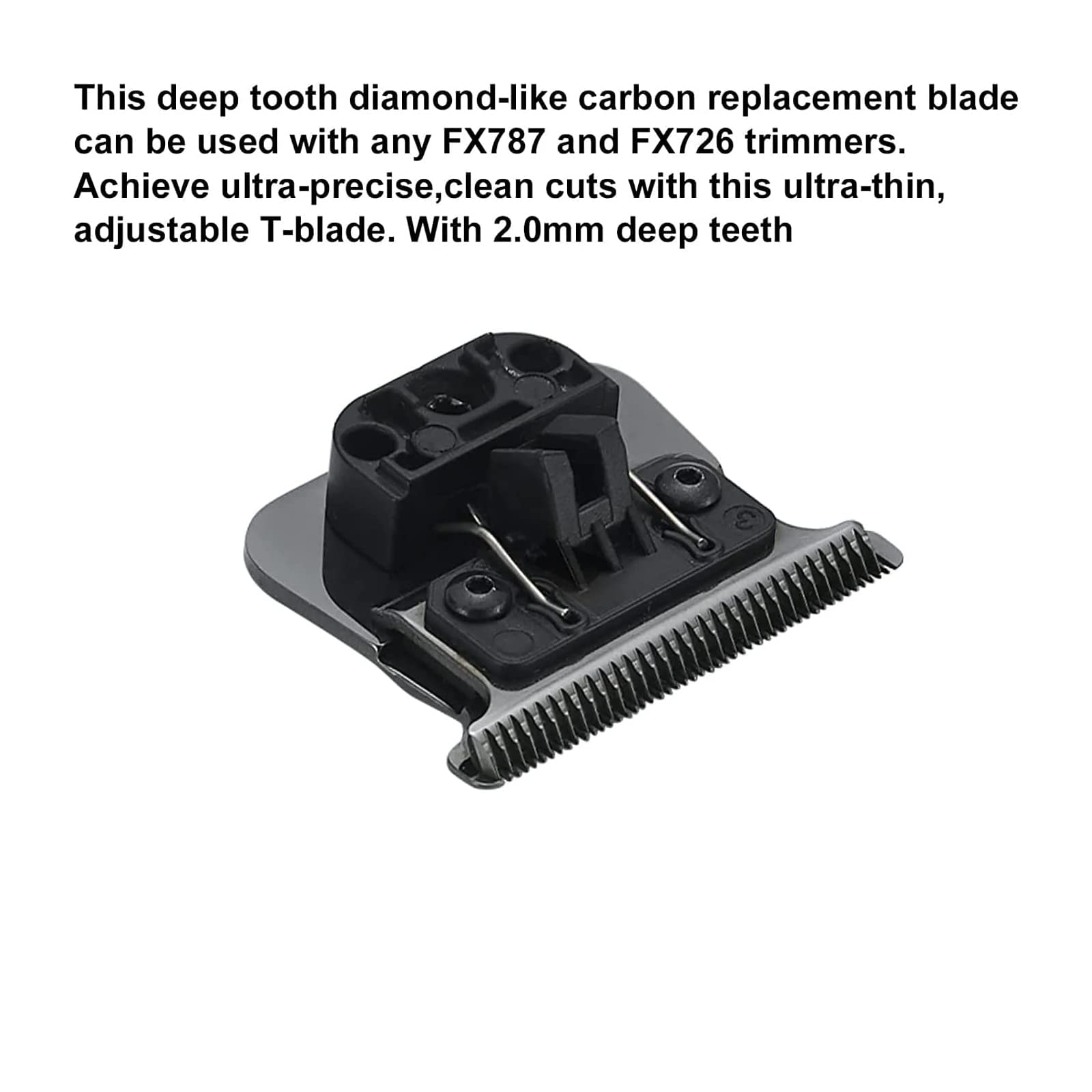 Audoc blade-oil reminder graphic communicates post-replacement maintenance