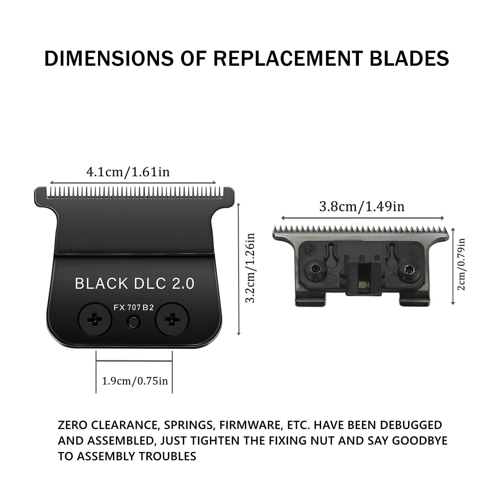 Audoc DLC 2.0 blade heat-test image highlights cooler, comfortable cuts