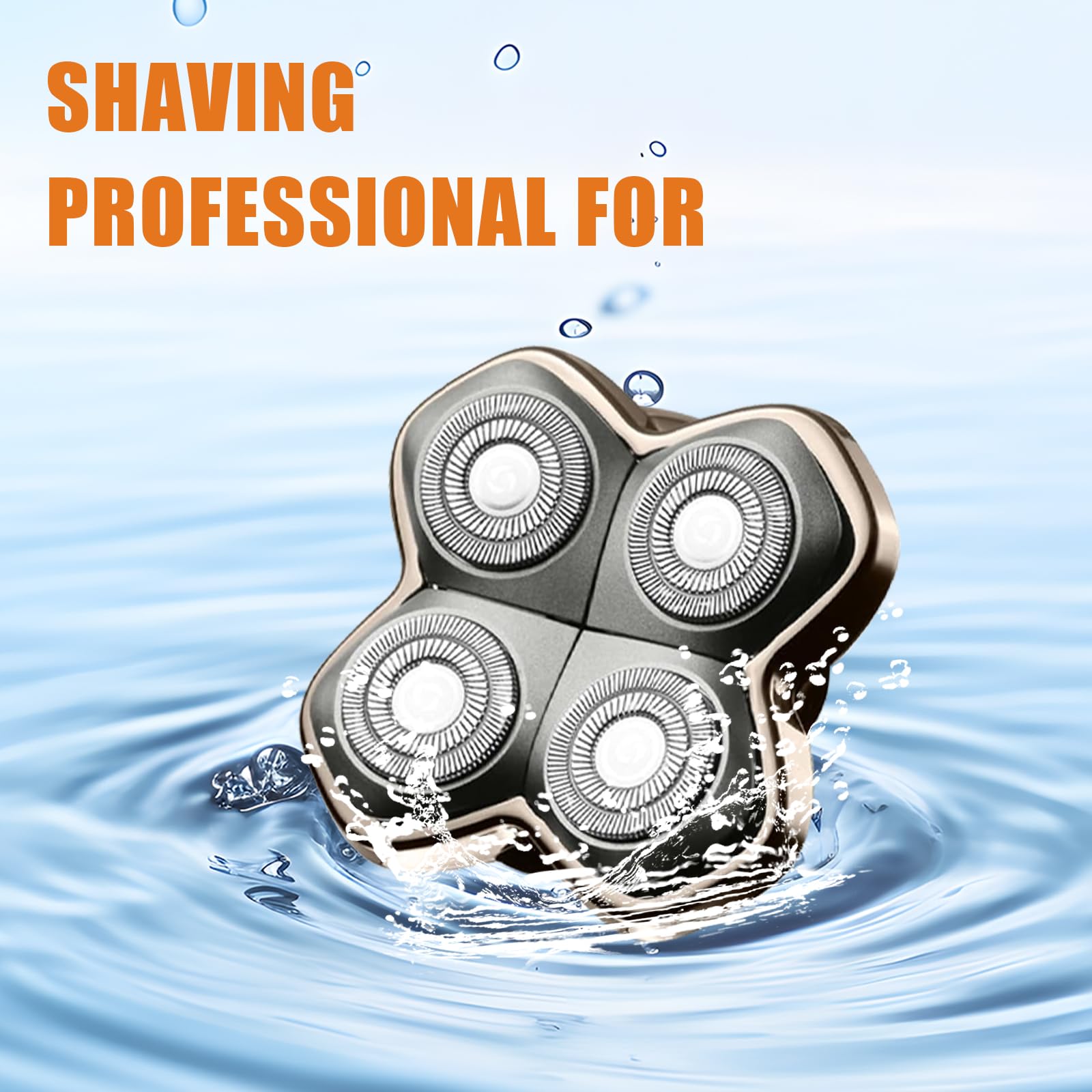 Audoc packaging highlights compact replacement blade for on-the-go grooming.
