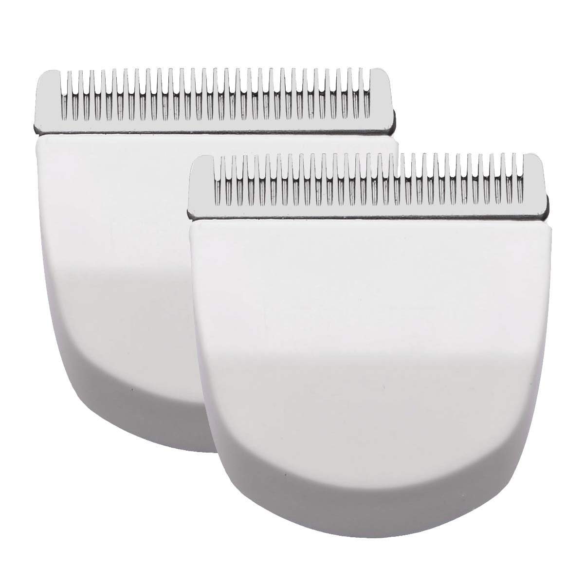 Audoc peanut blades 2pc kit close-up showing snap-on fit for precise trimming.