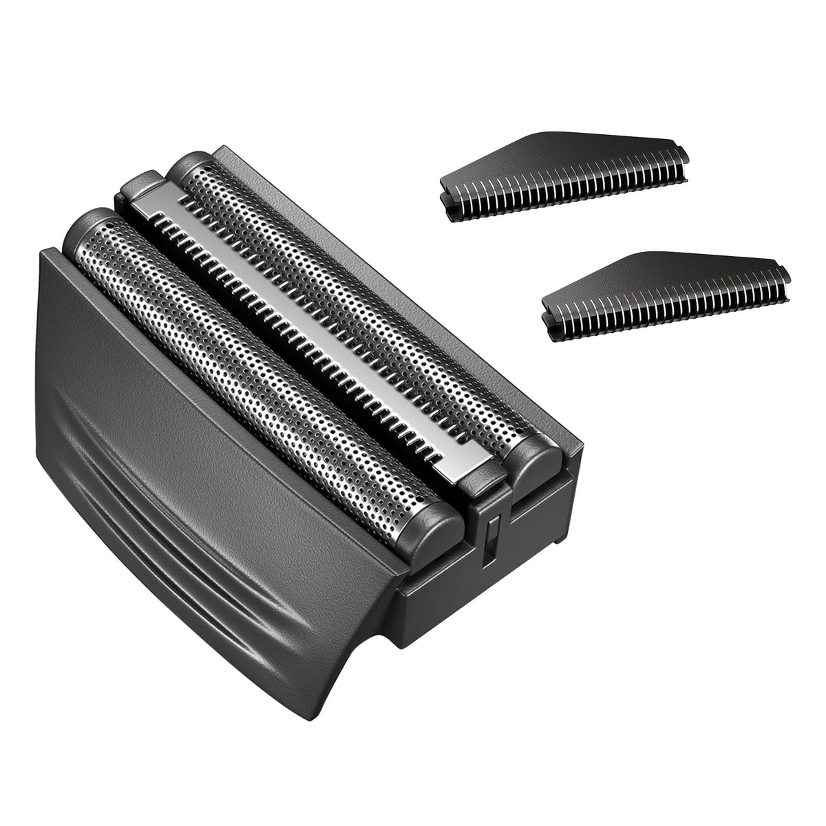 Audoc Remington SPF-300 head closeup shows precision blades for smoother shaves.
